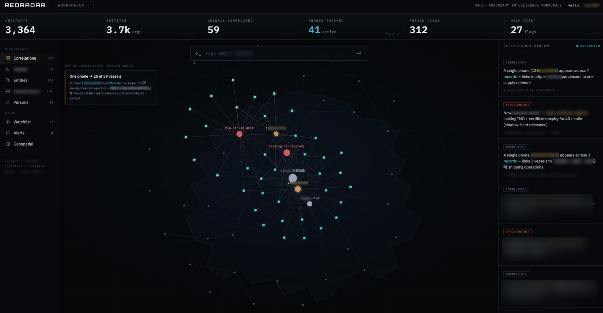 VAULT adversary-intelligence workspace